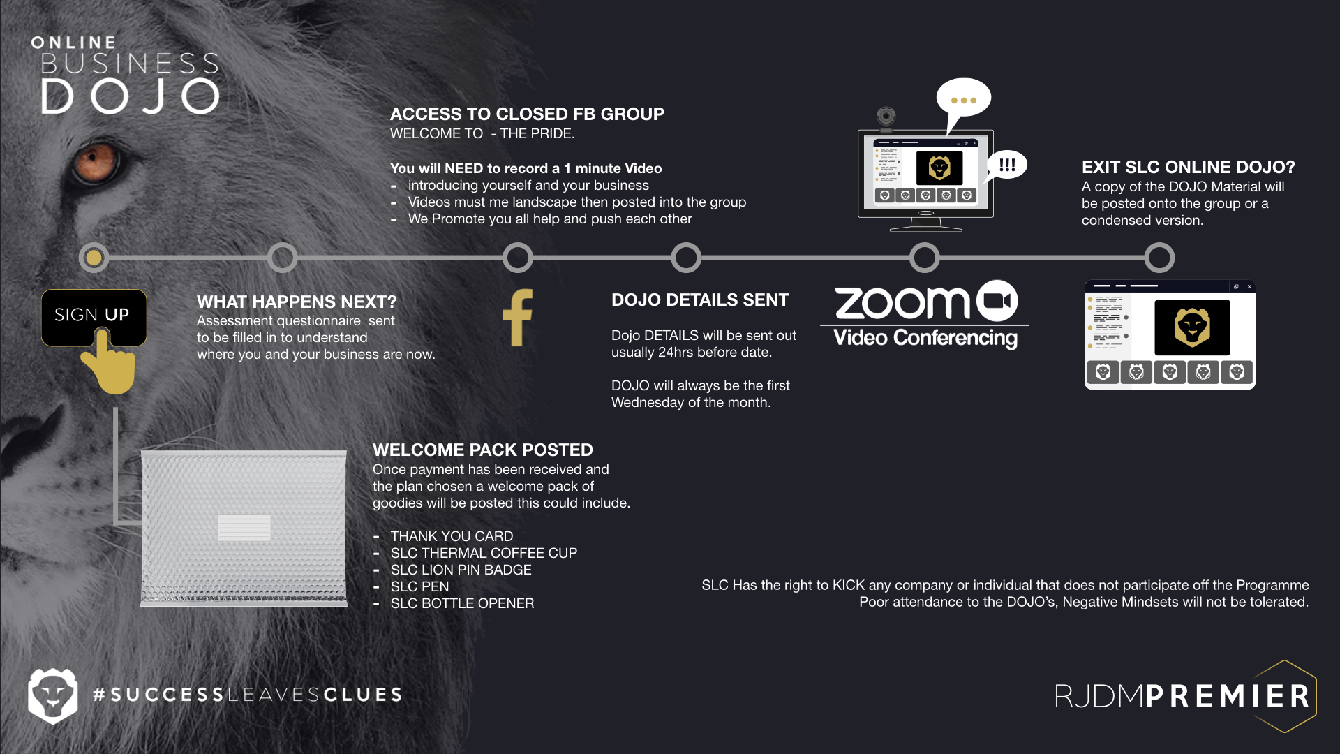 01. Online Business Dojo : Success Leaves Clues